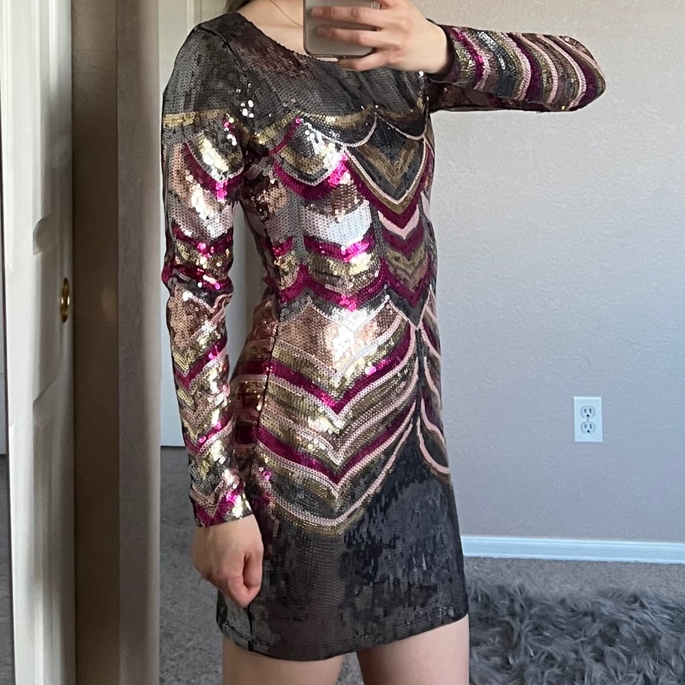 2B Bebe Sequin Dress